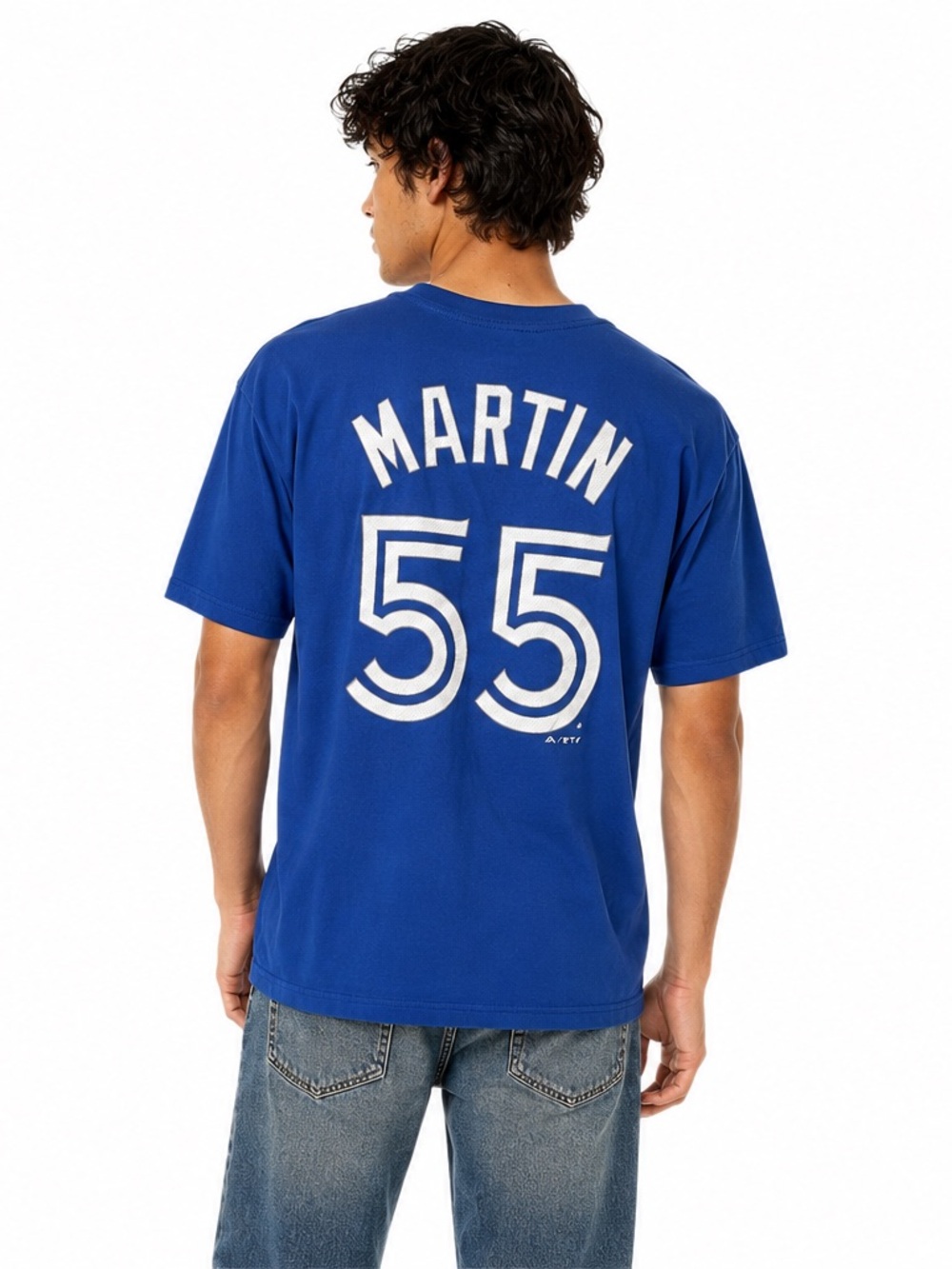 Vintage Majestic Toronto Blue Jays Russell Martin #55 T-Shirt XL MLB